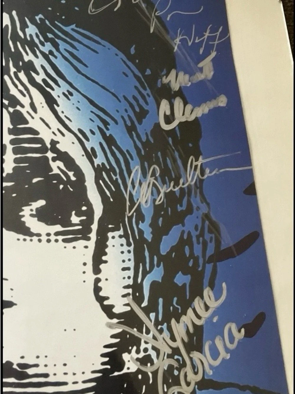 Framed/Signed Cast-signed Poster for the Broadway Musical Les Misérables!Offers!